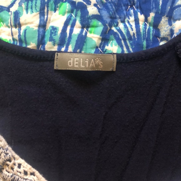 EXPIRES 11/15 LAST CALL Delia’s embroidered top flutter sleeve - Picture 2 of 4